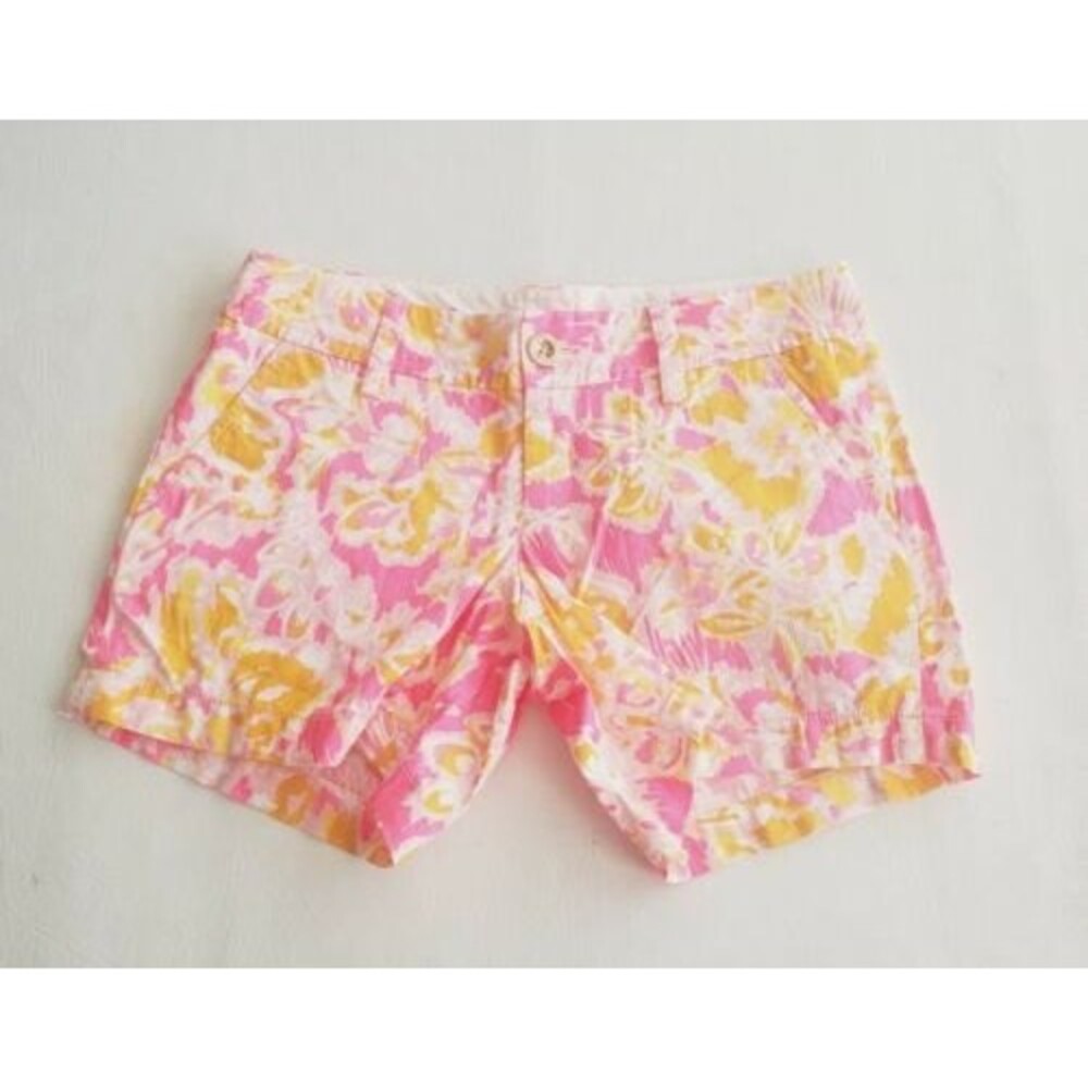 NWT Lilly Pulitzer Callahan Knit Short In Oh La La Tropical Pink Size 00